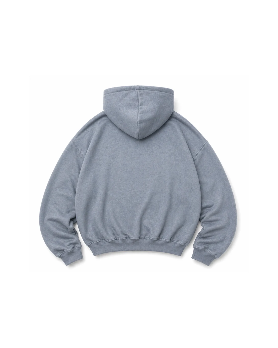 HOODIE ESSENCIAL — Cinza — vista traseira